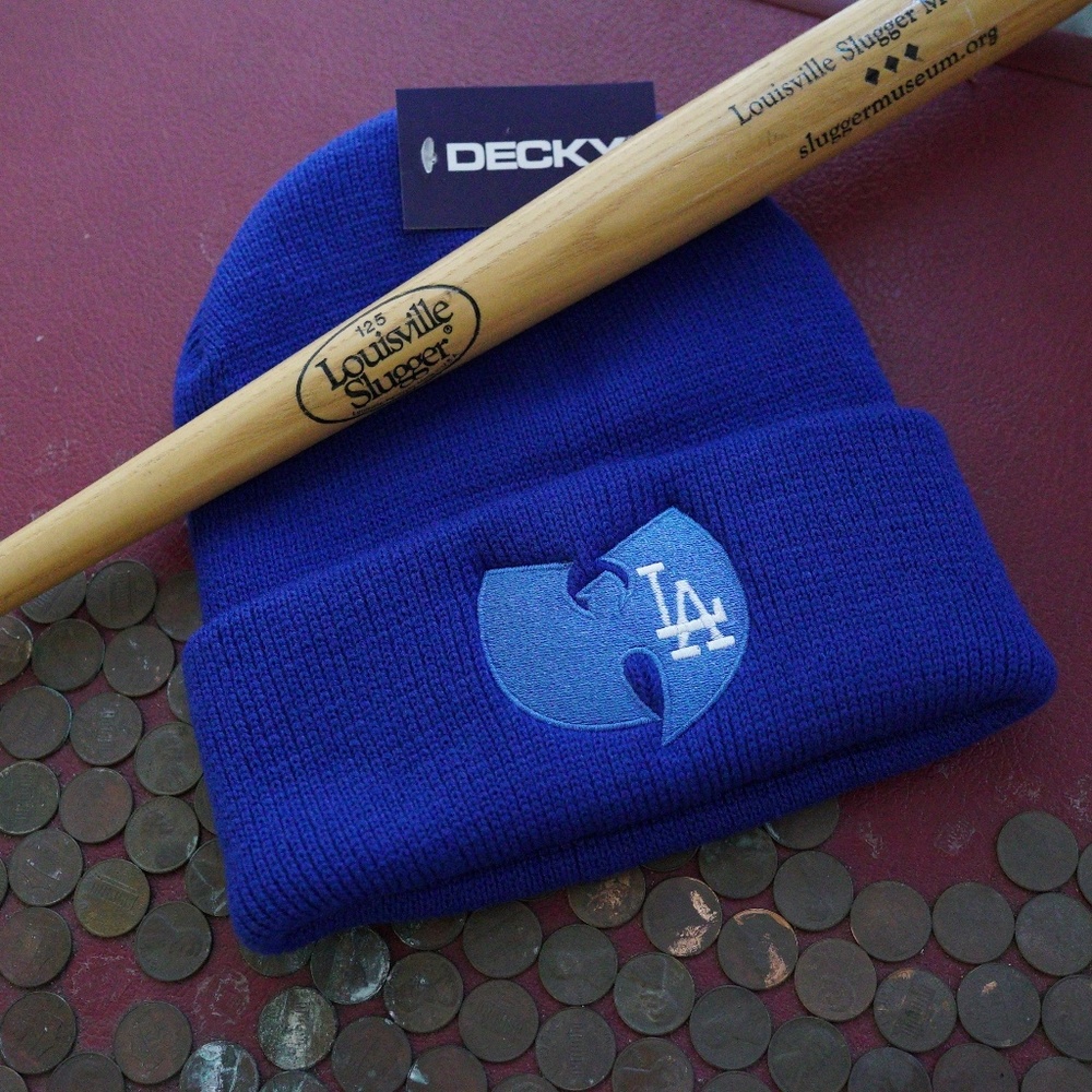 Los Angeles Dodgers x Wu Tang Logo Beanie